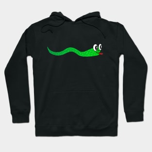 Cartoon snake reptile Hoodie